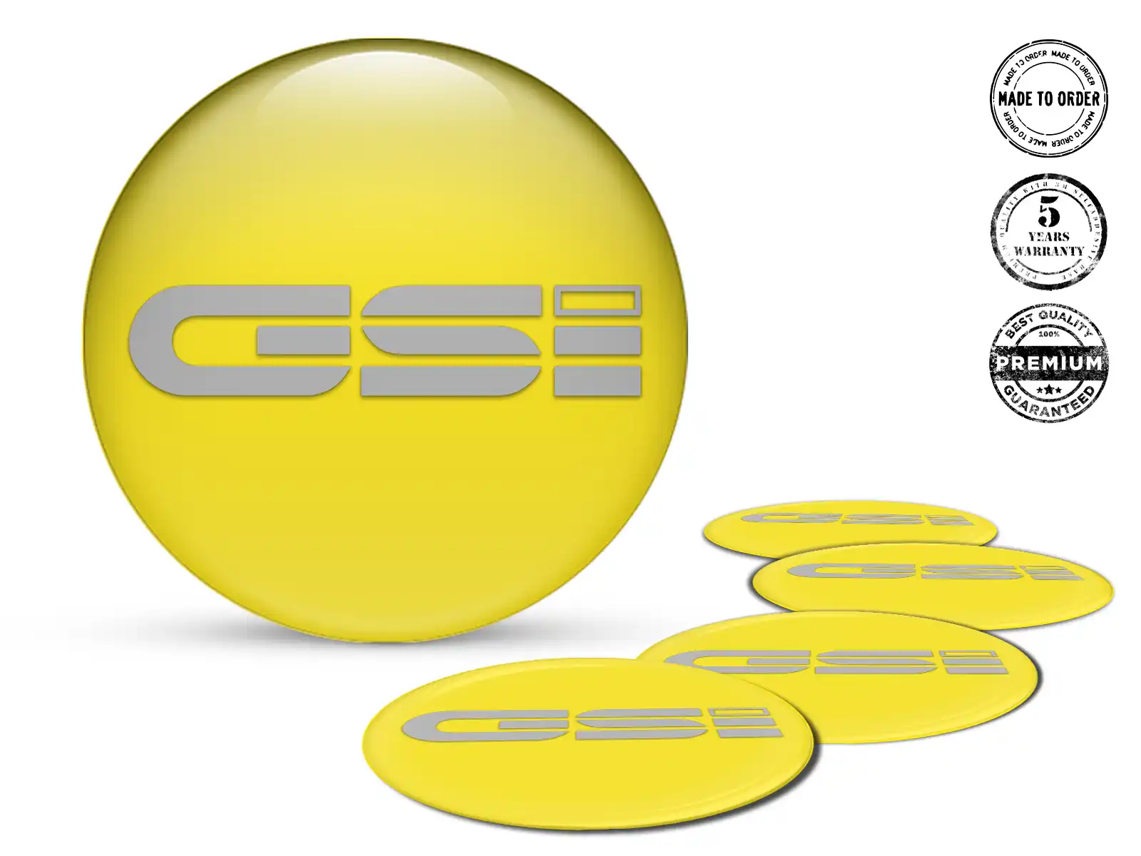 Opel Logo Autocollant Bombé Emblèmes Roues Élégants